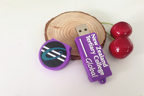 學校紀念禮品U盤 圓形校微禮品交流U盤